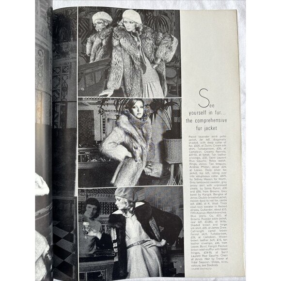BRITISH VOGUE - October 1974 - Picture 5 of 13